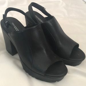 H&M DIVIDED Women’s Chunky Platform Peep-toe Heel